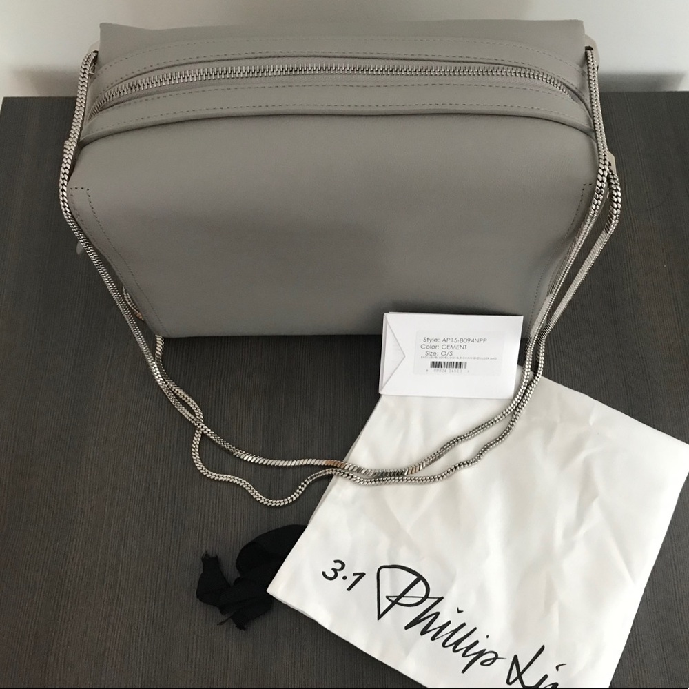 3.1 Phillip Lim Soleil Double Chain Bag in Cement